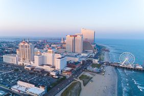 Aerial view of Resorts casino hotel