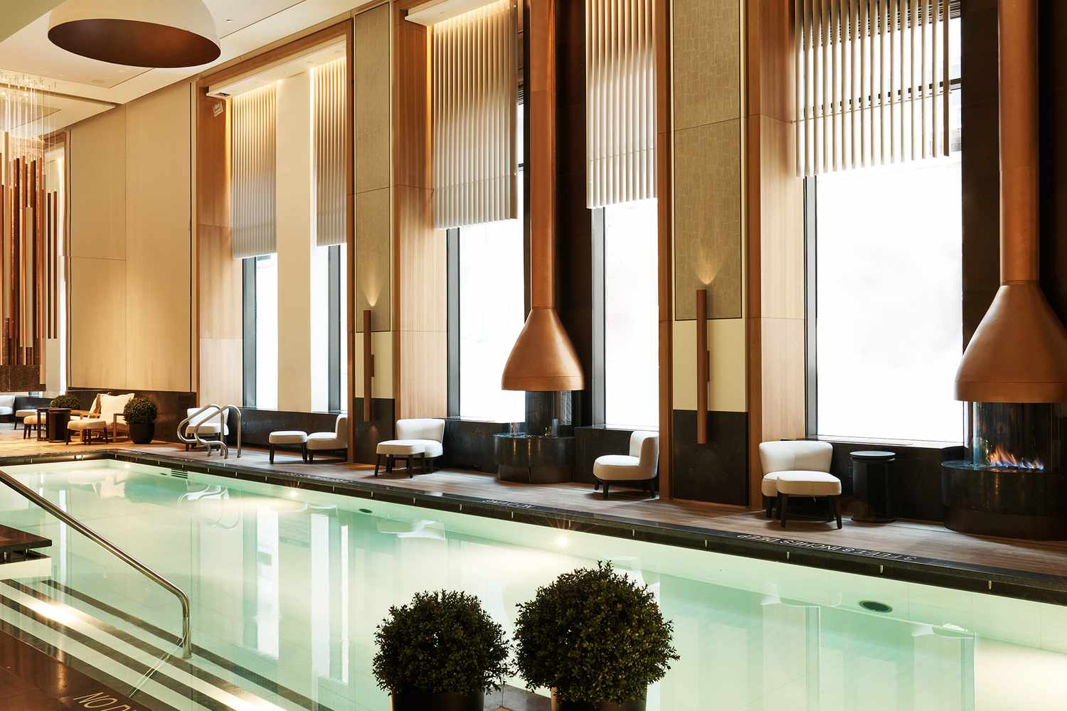 The pool at Aman New York 