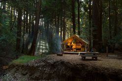 Glamping Accommodations at Ventana Campground in Big Sur, California