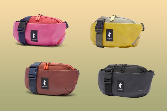 cotopaxi belt bags in multiple colors