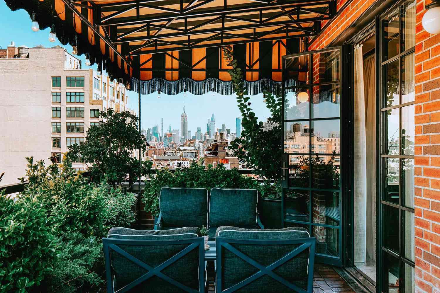 Terrace suite at the Soho Grand Hotel in New York