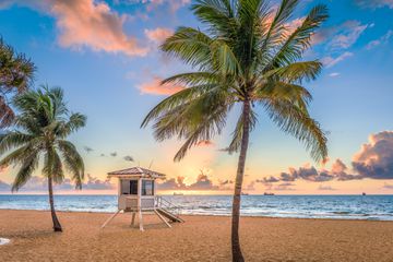 Fort Lauderdale, Florida, USA at the beach.