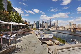 View from the Harriet's Rooftop at 1 Hotel Brooklyn Bridge 