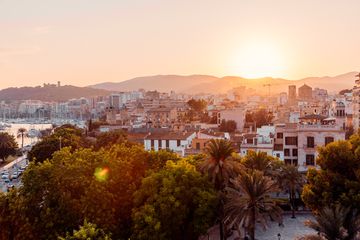 Sunset over Palma de Mallorca