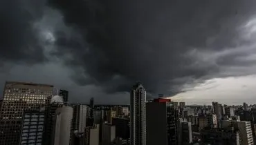 Muita chuva! Curitiba tem alerta de perigo para tempestades, ventos fortes e granizo