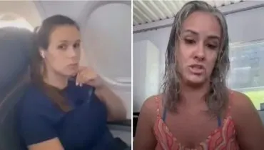 Mãe de criança e passageira que não cedeu lugar no avião falam de polêmica