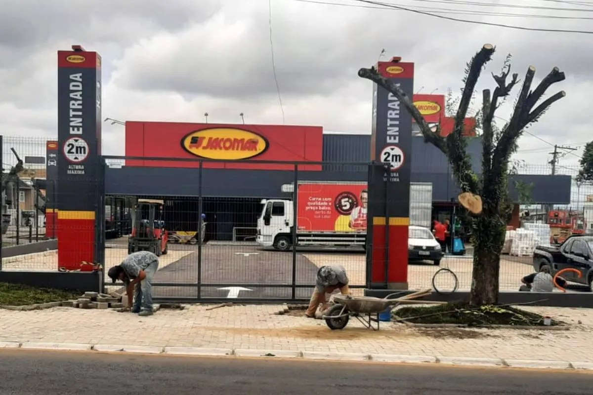 Imagem mostra a nova loja do Jacomar em São José dos Pinhais.