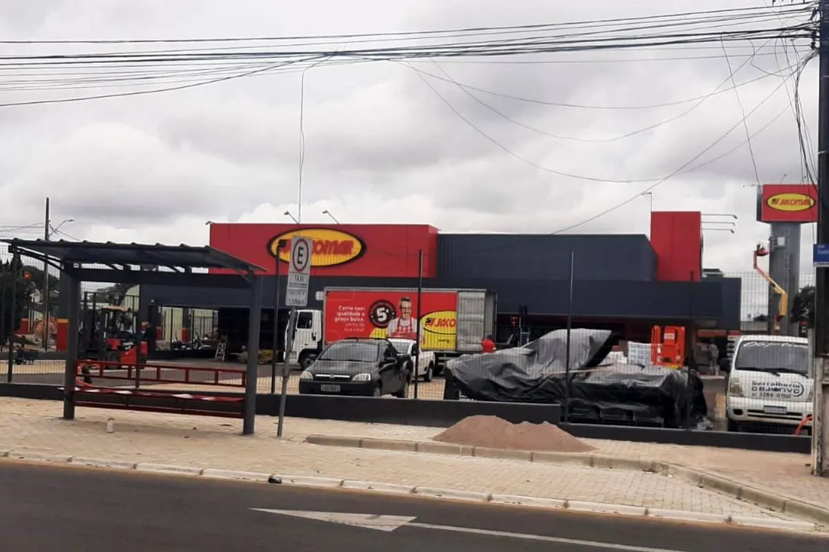 Imagem mostra a nova loja do Jacomar em São José dos Pinhais.