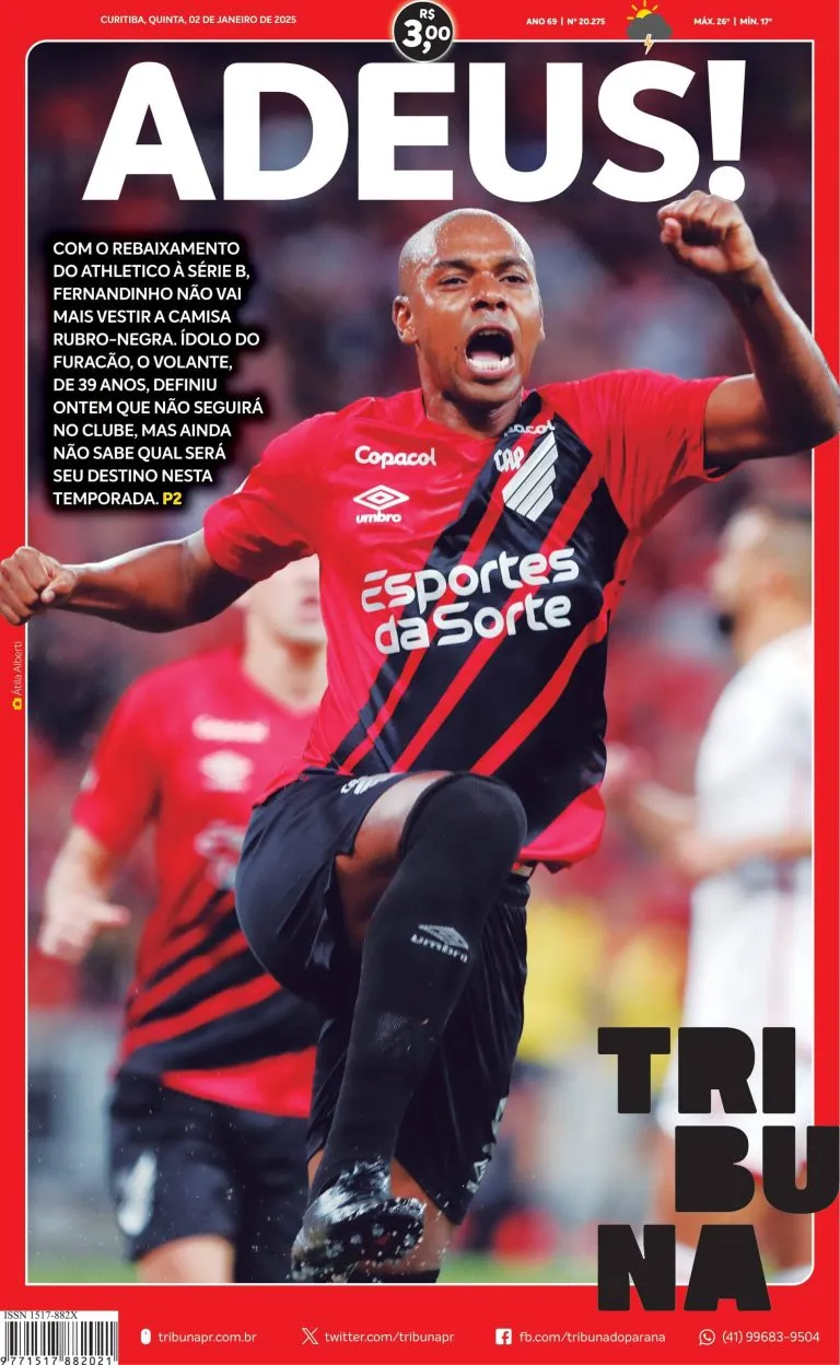 Capa do dia 02/01/25