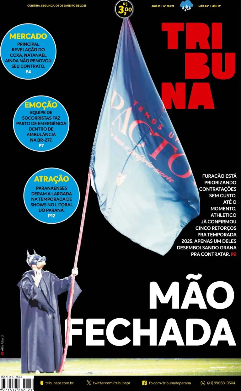 Capa do dia 06/01/25