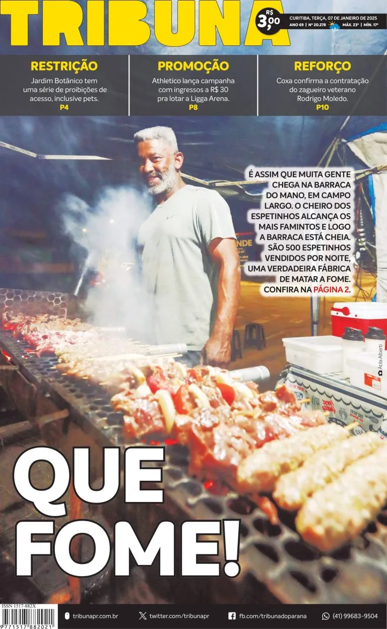 Capa do dia 07/01/25