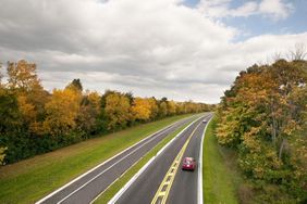 Fall Road in Niagara Falls