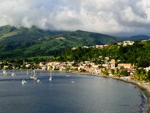 Saint Pierre and Mount Pelee on Martinique