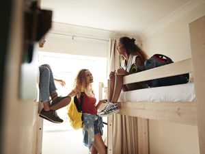 Women at a Youth Hostel