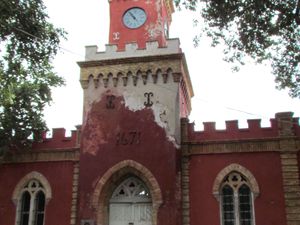 The circa 1671 Fort Christian, built by the Danes in Charlotte Amalie, St. Thomas.