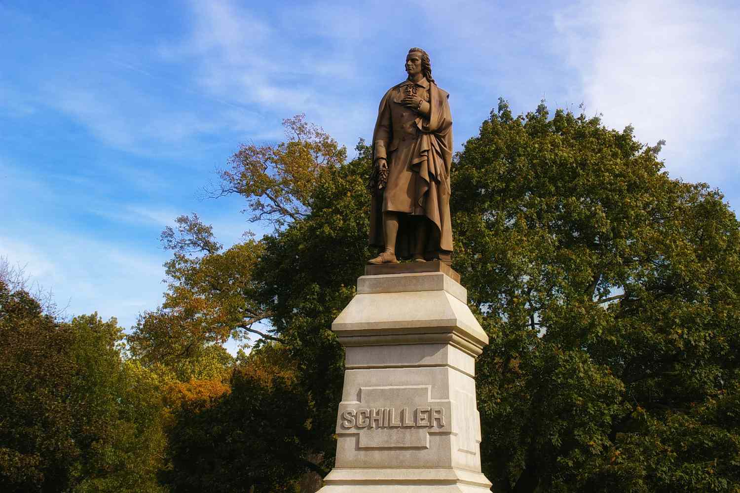 Schiller's Monument, Schiller Park, German Village, Columbus, Ohio