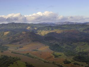 Aerial view of Santa Rosa, California