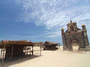 Remains of church, Dhanushkodi