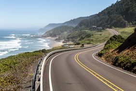 Route 101 along the Pacific Ocean