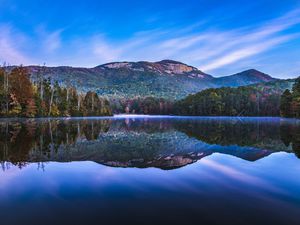 Table Rock State Park and Pinnacle Lake at Sunrise