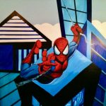 superhero murals