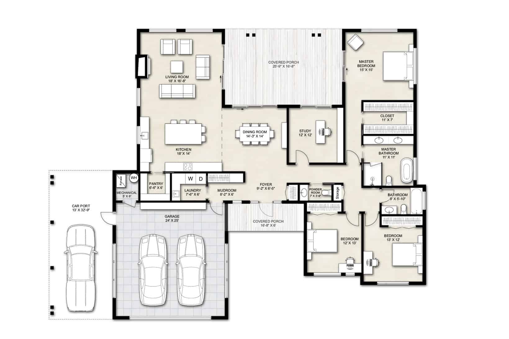 Modern House Blueprint