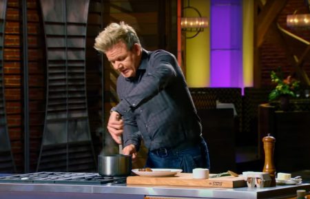 Gordon Ramsay demonstrates a classic technique on MasterChef