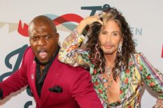 Terry Crews and Steven Tyler attend Steven Tyler's Third Annual Grammy Awards Viewing Party