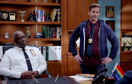 brooklyn nine nine season 8 episode 3 blue flu jake peralta raymond holt andy samberg andre braugher