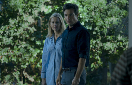 Laura Linney as Wendy Byrde, Jason Bateman as Martin 'Marty' Byrde in Ozark