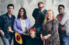 The Cast of Resident Alien at San Diego Comic-Con - Levi Fiehler, Sara Tomko, Alice Wetterlund, Alan Tudyk, Elizabeth Bowen, Corey Reynolds