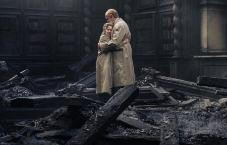 Imelda Staunton and Jonathan Pryce in 'The Crown' - Season 5