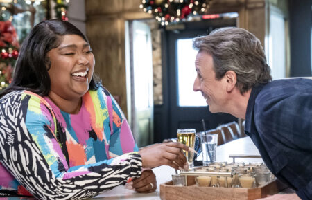 Lizzo and Seth Meyers on Day Drinking