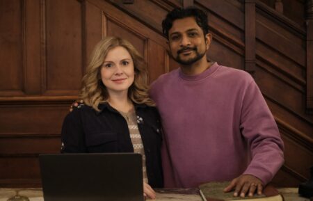 Rose McIver and Utkarsh Ambudkar for 'Ghosts' Season 3 - 'Hello, Brother'