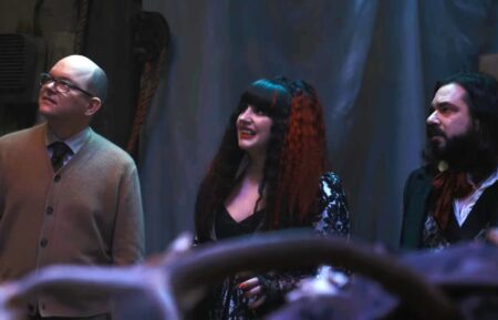 Mark Proksch, Natasia Demetriou, and Matt Berry for 'What We Do in the Shadows' Season 6