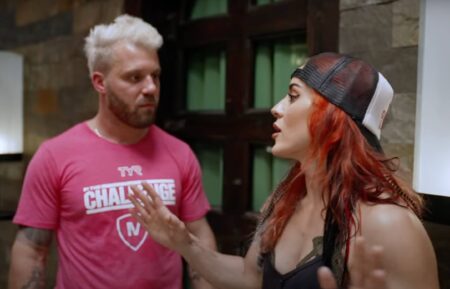 Paulie Calafiore and Cara Maria Sorbello on The Challenge 40