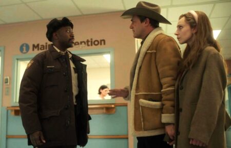 Lamorne Morris, Jon Hamm, and Juno Temple in 'Fargo' Year 5