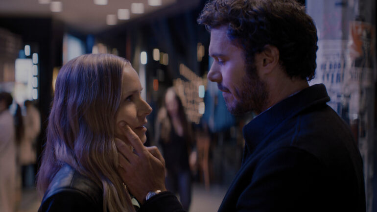 Kristen Bell as Joanne, Adam Brody as Noah in 'Nobody Wants This'