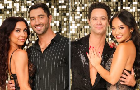 Jenna Johnson and Joey Graziadei, Sasha Farber and Jenn Tran in 'Dancing With the Stars' Season 33