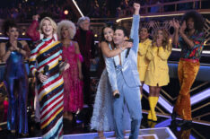 Julianne Hough, Jenn Tran, and Sasha Farber in 'Dancing With the Stars' Season 33 Episode 3 'Soul Train Night'