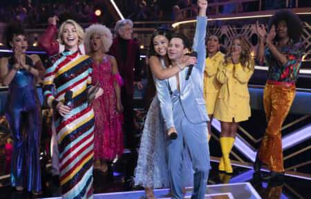 Julianne Hough, Jenn Tran, and Sasha Farber in 'Dancing With the Stars' Season 33 Episode 3 'Soul Train Night'