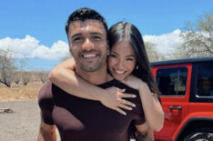 Jenn Tran and Jonathon Johnson filming 'The Bachelorette'