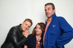 Alan Tudyk, Rachel Dratch, and Jon Hamm of Grimsburg