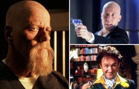 Michael Cudlitz as Lex Luthor in 'Superman & Lois,' Michael Rosenbaum as Lex Luthor in 'Smallville,' and Gene Hackman as Lex Luthor in 'Superman'