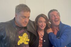 Alan Tudyk, Rachel Dratch, and Jon Hamm of Grimsburg at NYCC 2024