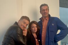 Alan Tudyk, Rachel Dratch, and Jon Hamm of Grimsburg at NYCC 2024