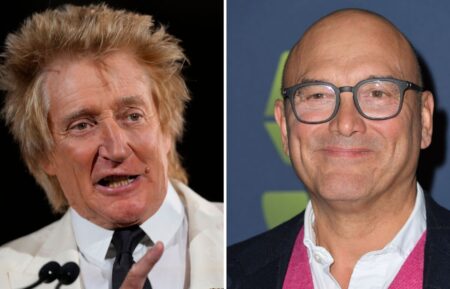 Rod Stewart and Gregg Wallace