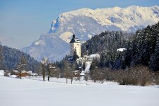 Walfahrtskirche Mariastein im Winter