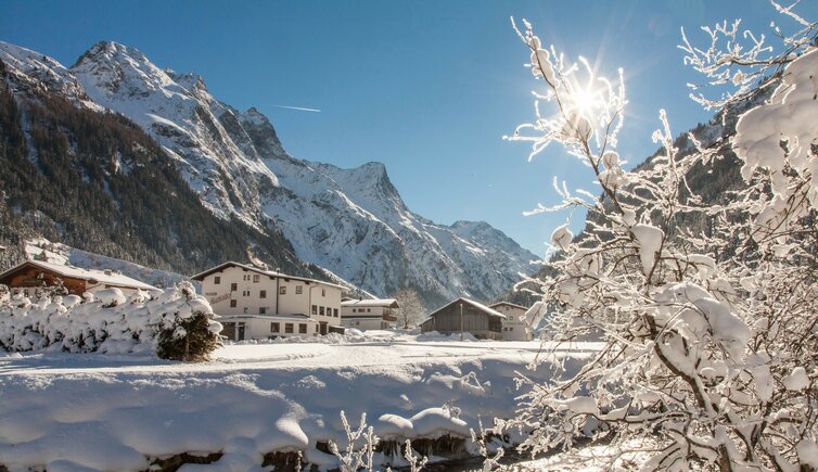 Ortsbild Winter Leonhard