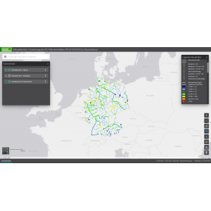 Frontpage der Website vm GISU über den Nitratbericht